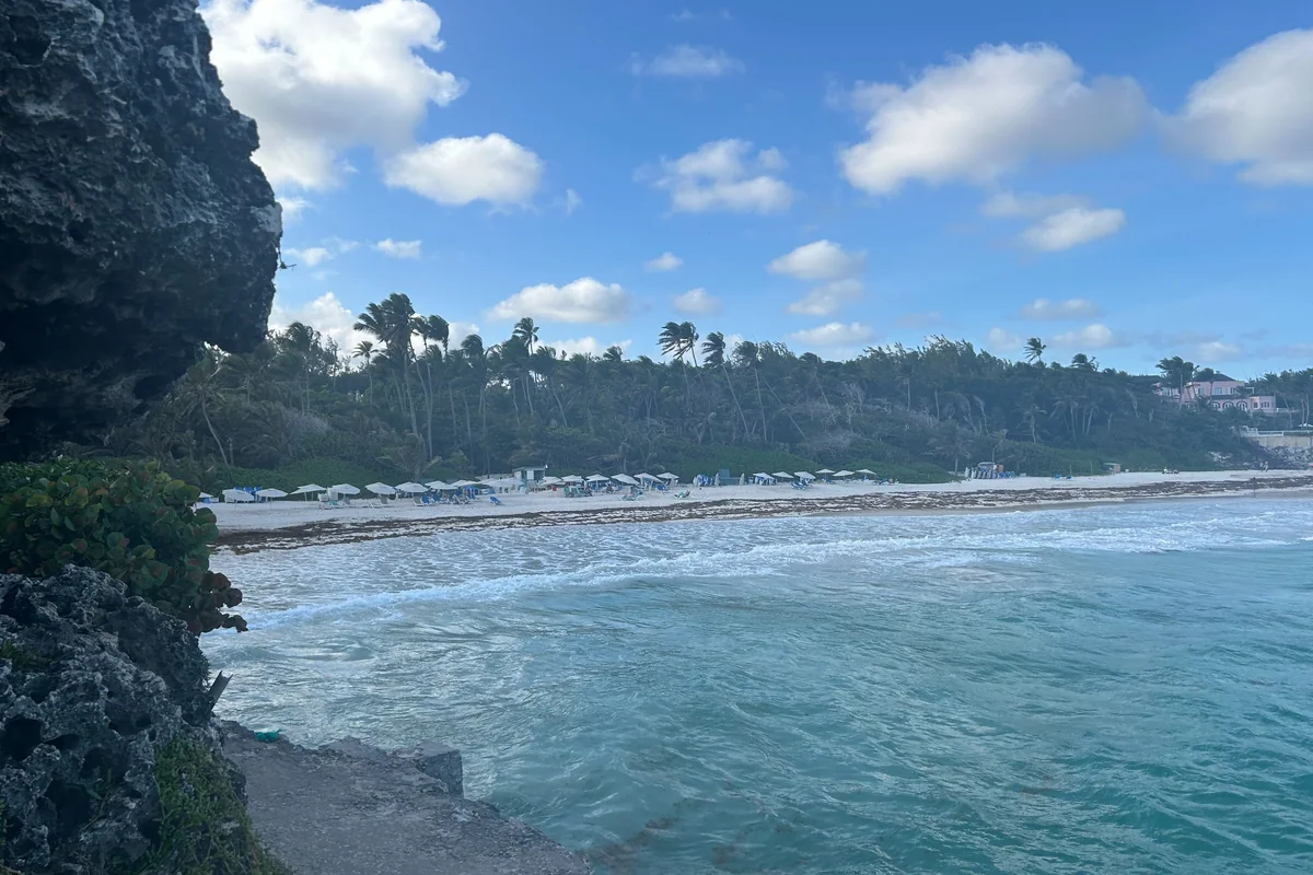 Caribbean resorts and hotels at The Crane Resort beach in Barbados