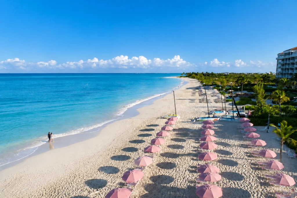Grace Bay Beach at Ocean Club West in Turks and Caicos 