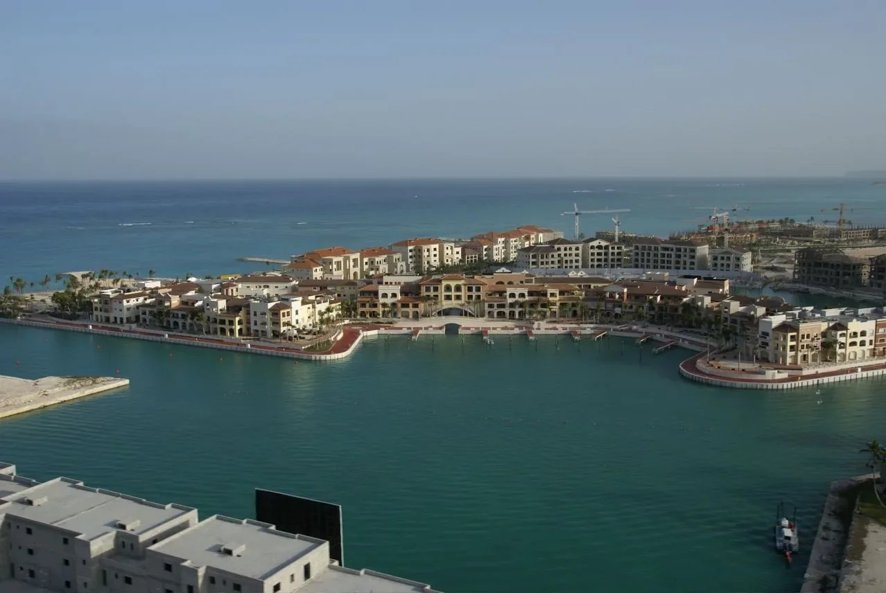Cap Cana Marina and resort area on the Punta Cana coast