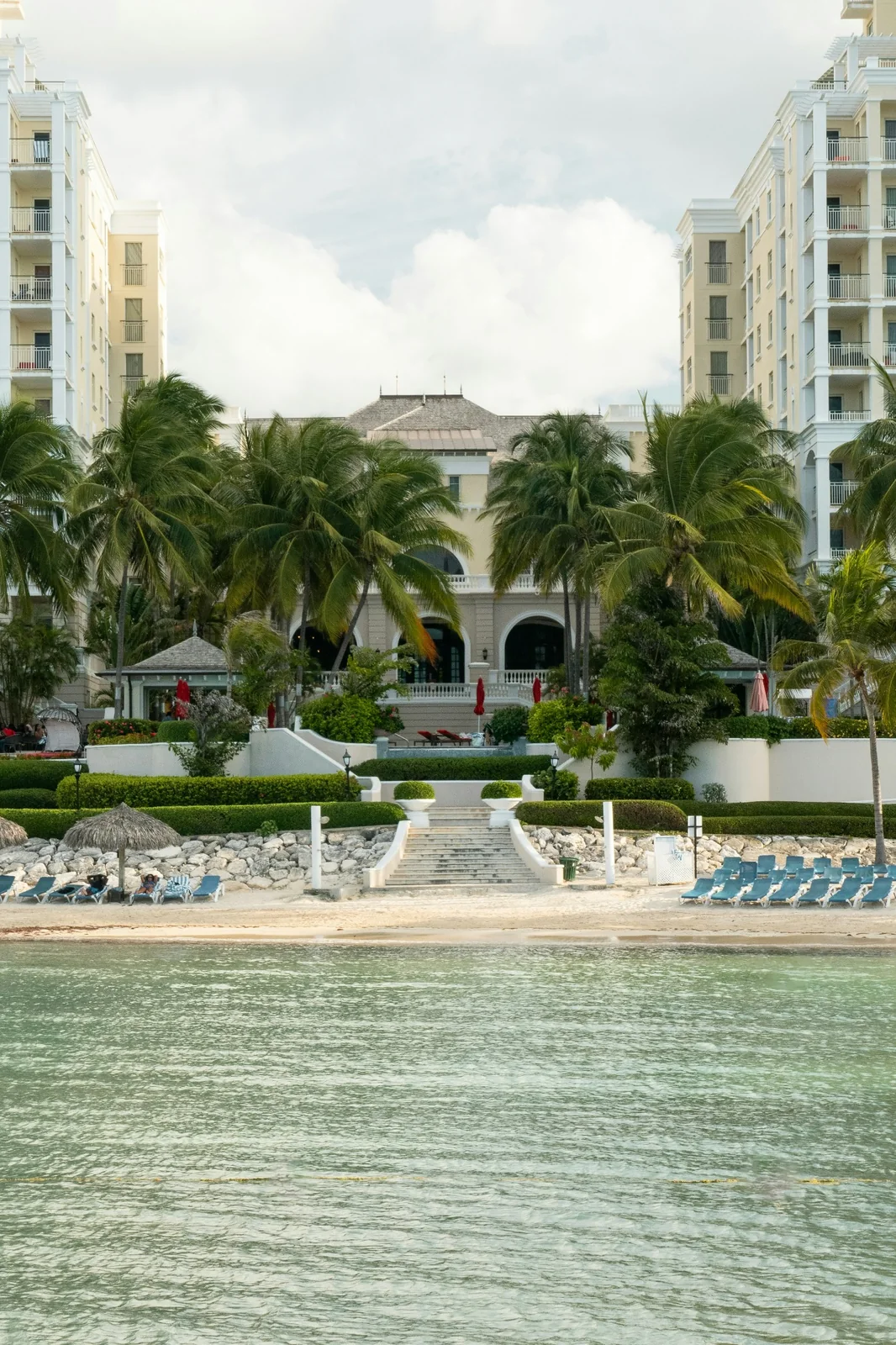 Beachfront luxury resort setting in Montego Bay Jamaica